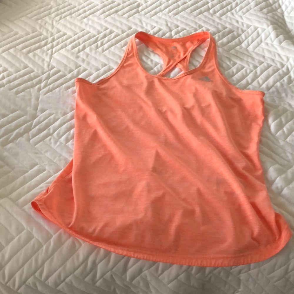 Race back tank top medium orange